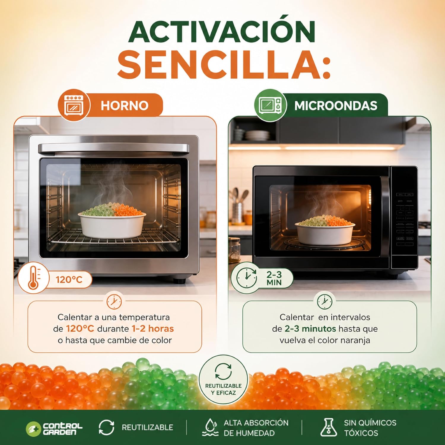 Gel de Sílice Naranja 1KG - Imagen 3