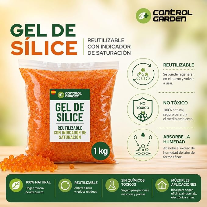 Gel de Sílice Naranja 1KG - Imagen 4